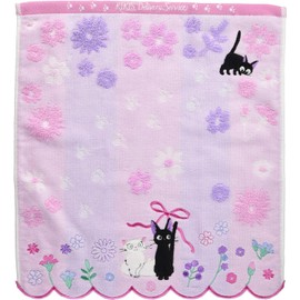Maruma Ghibli Hand Towel, Kiki's Delivery Service, 100% Cotton, Character Goods, Gift, Present, Birthday, Mother's Day, Flower Lane, 1005039800