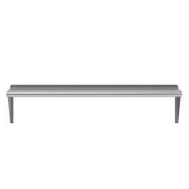 Unbranded 12 in. x 48 in. Stainless Steel Wall Shelf