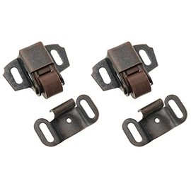 HJGarden 4PCS Roller Wheel Spring Cabinet Furniture Closet Door Catch Latch, Cabinet Lock Door Suction Buckle Latch, Cabinet Lock Fasteners