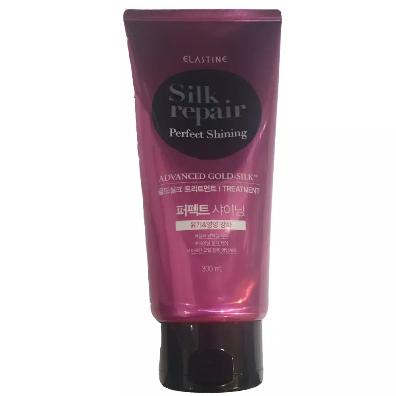 Elastin 엘라스틴 실크리페어 퍼펙트 샤이닝 골드실크 트리트먼트 300ml (1) Elastin