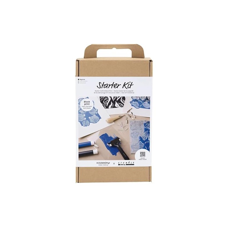 Creativ Block Print Starter Kit, 1 Pack, Mulricolour