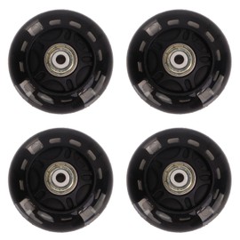 4 PCS Inline Skate Flash Wheel Roller Skate PU Wheels Replacement Skate Wheels 69mm