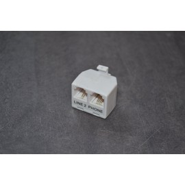 GE Duplex In-Line Adapter, White