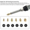 Heat Set Insert Tips for Sizes M2 M2.5 M3 M4