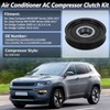 A ABSOPRO Air Conditioner AC Compressor Clutch Kit for Jeep