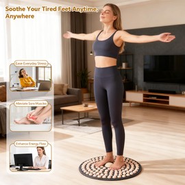 Meifuly Feet Massage Mat, Diameter 19.7inches