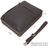 Polare Full Grain Cowhide Leather Bible Cover Church Bag Bible