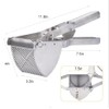 KISPATAI Potato Ricer,Multifunctional Fruit Vegetable Masher for Smooth Fluffy Mashed