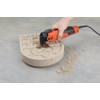 wolfcraft Tungsten Carbide Coated Sanding Plate "Expert", STARLOCK receptacle I