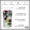 Vikko Drinking Glass, Set of 12 Crystal Style Tall Beverage