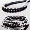 [SION] Natural Stone Necklace, Hematite, Magnetic, Approx. 0.4 inches (10