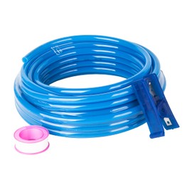 BLCH PNEUMATIC Blue PU Air hose Pipe Tube 1/2 Inch OD 3/8 ID 32.8ft/10Meter.（the operating pressure range of 0-100 psi, it is more suitable for accelerating water compressed air and other fluids）