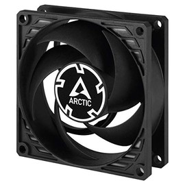 ARCTIC P8 Silent - 80 mm Ventilador de Caja para CPU, Motor Muy Silencioso, Computadora, 1600 RPM - Negro