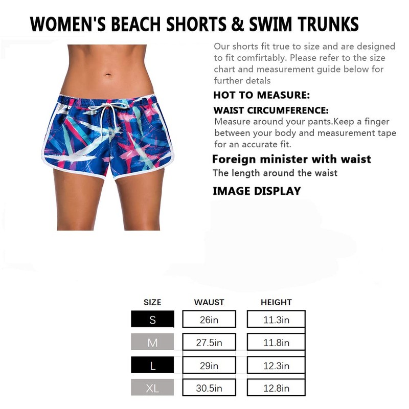 vxsvxm Pantalones cortos de playa para mujer, de secado rápido,