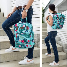 Spear Skore 12735 Wahl +s Backpack Leisure Backpack A4 Women's Backpack Large, 12735 Turquoise Flower