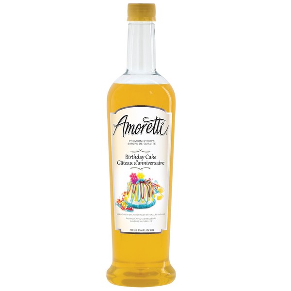 Amoretti Premium Birthday Cake Syrup, 25.4 fl oz
