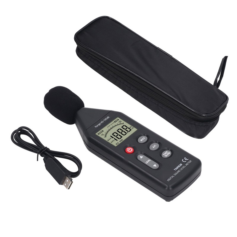 Noise Tester Sound Level Meter High Accuracy Large LCD Screen