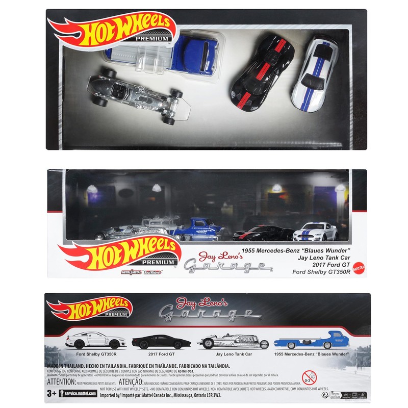 Hot Wheels 986R-GMH39 Premium Collector Set, Assorted, Mini Car, 3
