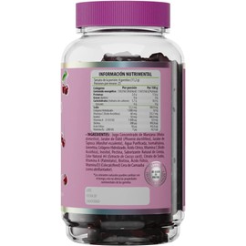 Belabear Gomitas Sin Azúcar de Colágeno + Biotina, Adicionadas con Inositol, Vitamina A, C Y D Y Ácido Fólico, Sabor Cereza