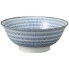 Ale-net Ramen Donburi, Ramen Bowl, Noodle Bowl, Tokusa (Blue) 6.3
