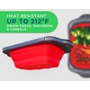 Comfify XL Large Kitchen Strainer - Collapsible Silicone Over-The-Sink Colander