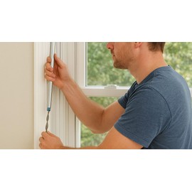 WRS Caldwell Series 200 Aluma-Tilt Spiral Balance for Tilt Windows – 5/8", 17" Length, Red Tip (6-19 lbs) – Durable Laser Welded Aluminum Tube for Smooth Window Operation in Residential & Commercial