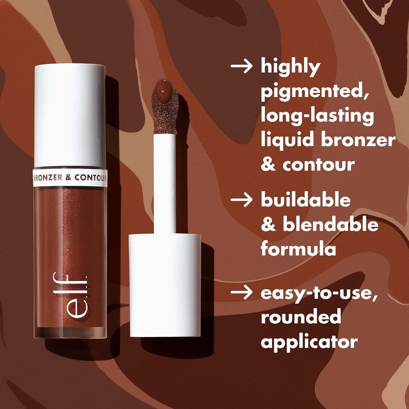 Bronceador y contorno e.l.f. Camo Liquid Bronzer & Contour 3