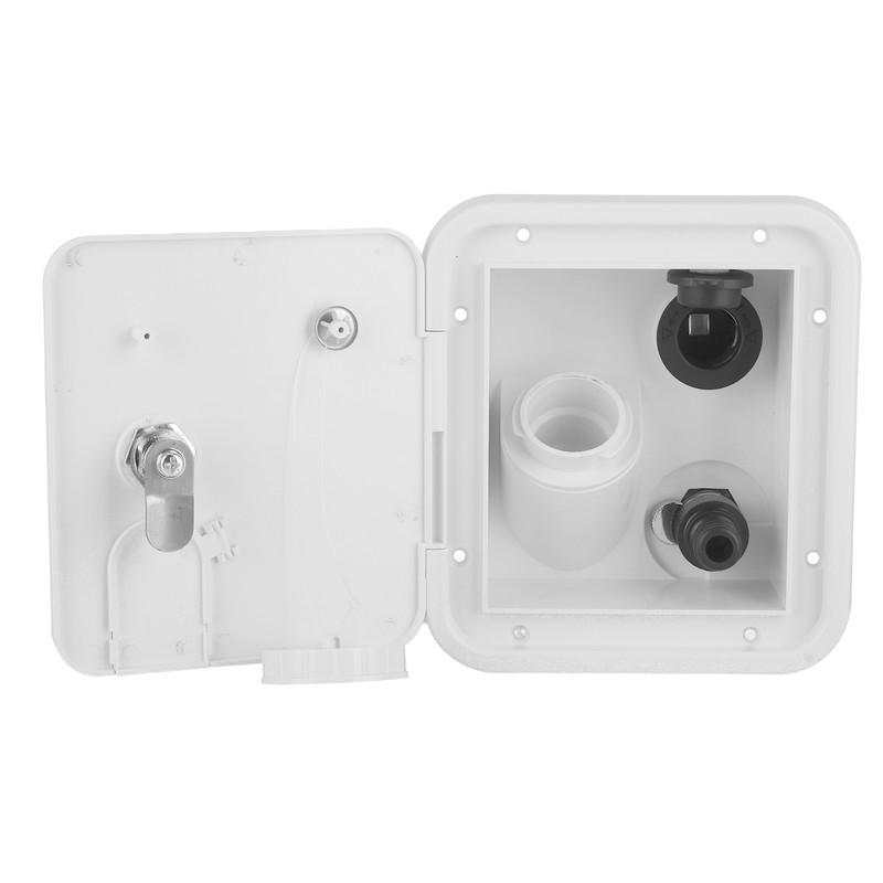 RV Water Inlet SquareShape with Cigar Lighter Pressure Filling Port