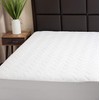 Waterguard Fitted King Mattress Pad Protector | Waterproof, Cotton Cover,
