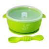 Papu Baby 1 Babero + Bowl/tazon Grande C/cuchara De Silicon