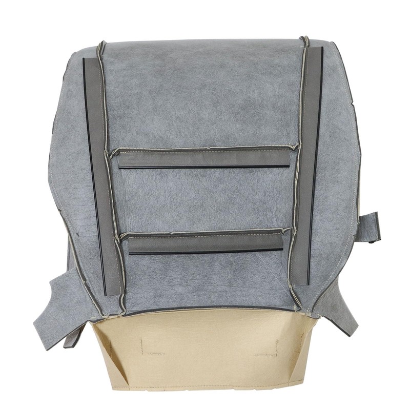 SecosAutoparts Driver & Passenger Bottom Perforated Leather Replacement Seat Covers