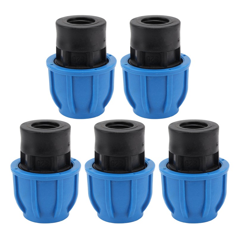 5PCS Plumbing Fittings Water Pipe Quick Connector Coupling Kit Female