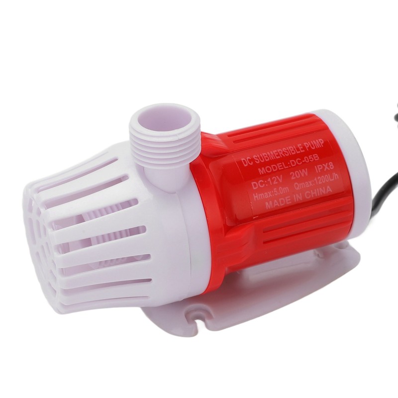 Booster Pump Water Circulating Brushless 1200L/h 20W DC12V for Fish