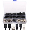 RUNCCI-YUN 20pcs Soldering USB Type A Plug, USB 2.0 Type