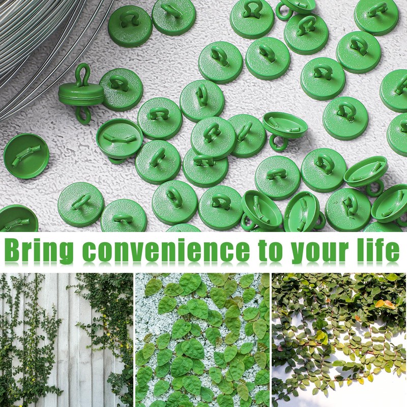 WILLBOND 80 Pieces Garland Hanging Hooks Plant Anchors for Trellis