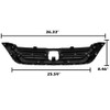 Front Bumper Upper Grille, Compatible With Honda CRV CR-V 2010