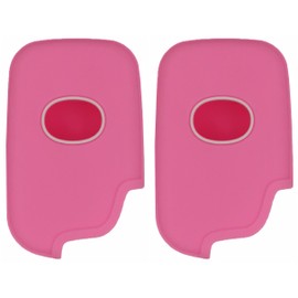 REPROTECTING Silicone Rubber Key Fob Cover Compatible with 2005-2017 Lexus CT200h ES350 GS300 GS350 GS430 GS450h GS460 is F IS250 IS350 LS460 LS600h LX570 RX350 (Pink Pink)