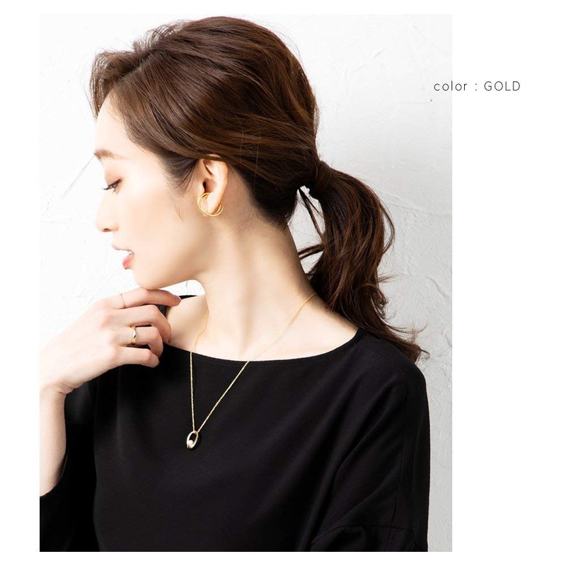 Cream Dot Necklace, Women's Popular, Chain, Pearl, Single Pearl, Oval