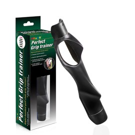 SUBORAWOS Golf Grip Trainer, Golf Grip Trainer, Golf Grip Training Golf Grip Practice Aid Tool, Arm Band Swing Posture Correction Practice Alignment for Golf Beginners (Black)