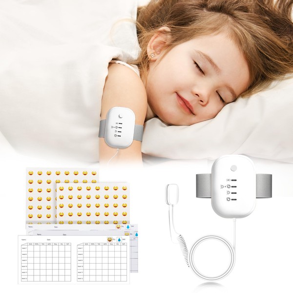 LARXREHY Bed Wetting Alarm for Boys and Girls: USB Rechargeable,