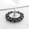 eMagTech Pack of 2 Wire Brush with Twisted Knot for
