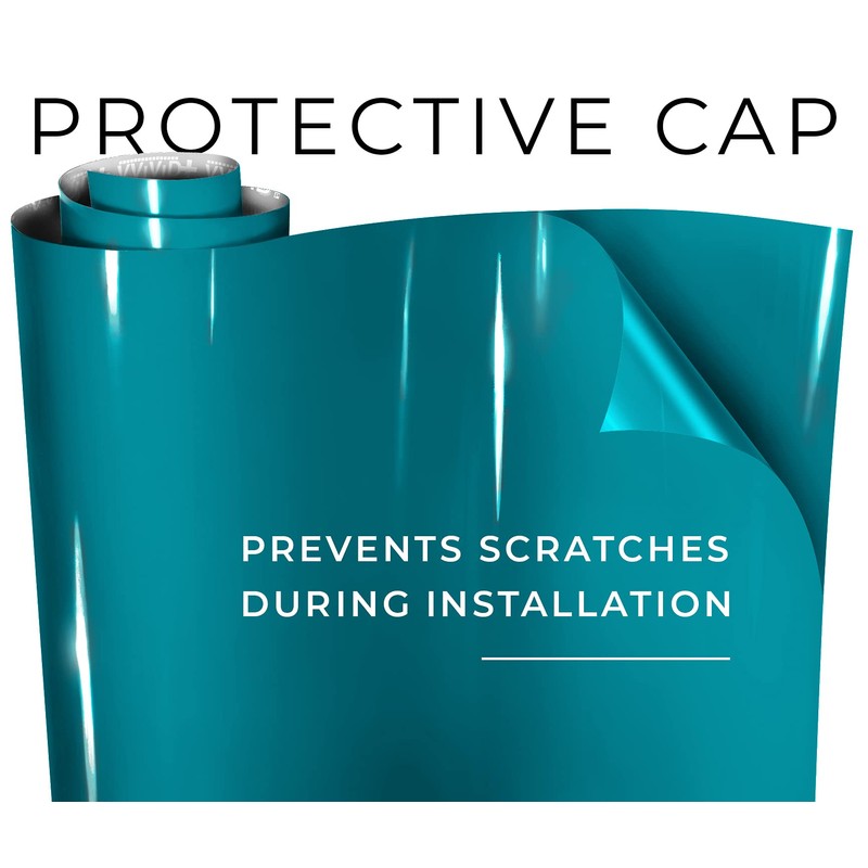 VViViD+ Ultra Gloss Miami Blue Vinyl Car Wrap (6ft x