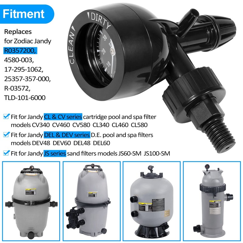LAIKOU R0357200 Air Gauge Release Valve Assembly Replacement Compatible with