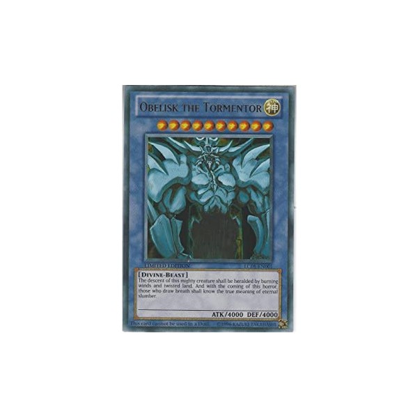 Titan Cards Obelisk the Tormentor LC01-EN001 Limited Edition (YGO Legendary