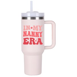 momocici Nanny Gifts Ideas for Grandma.40 oz In My Nanny Era Tumbler with Handle.Nanny Gift.Nanny Cup.Nanny Tumblers.40 oz Birthday Christmas Mothers Day Cups Tumbler Gifts for Nanny.