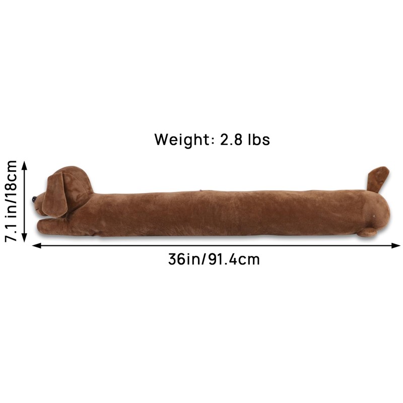 SANFERGE 36 Inch 3LB Heavy Duty Under Door Draft Stopper,