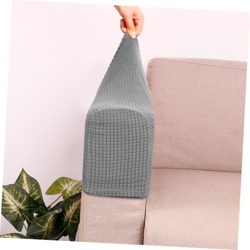 BIUDECO 2sets Couch Arm Covers Sofa Arm Protectors Armchair Armrest