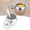 Stainless Steel Sugar Jar Seasoning Jar Spice Container with Lid