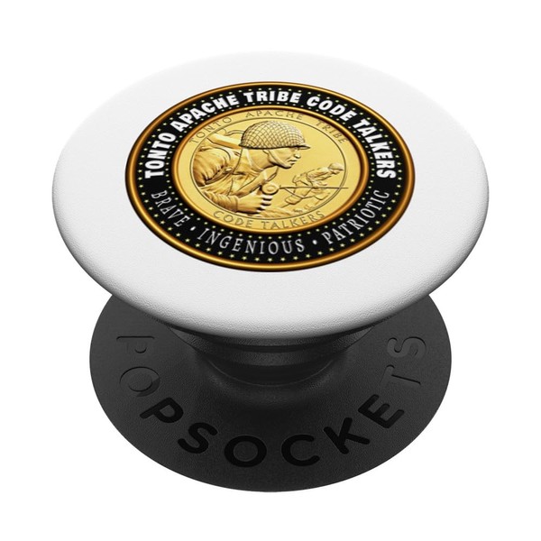 Tonto Apache Tribe Code Talkers Homage for Military History PopSockets