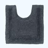 Homescapes Premium Toilet Mat, Grey, Cotton Bath Mat 50 x